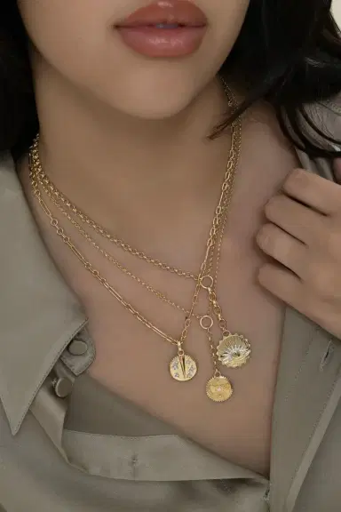 Foundrae Mixed Clip - Fine Mixed Clip Chain Necklace | Thumbnail 4 Foundrae Mixed Clip - Fine Mixed Clip Chain Necklace | Thumbnail 4