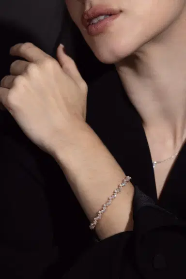 KWIAT Mixed Diamond Bangle - Rose Gold | Thumbnail 4 KWIAT Mixed Diamond Bangle - Rose Gold | Thumbnail 4