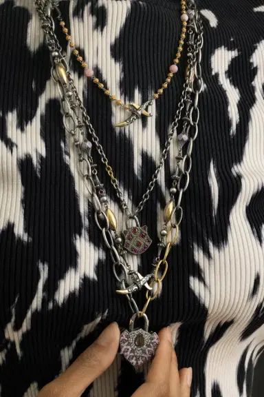 SEVAN BICAKCI Mixed Metal Oval Open Link Chain | Thumbnail 2 SEVAN BICAKCI Mixed Metal Oval Open Link Chain | Thumbnail 2