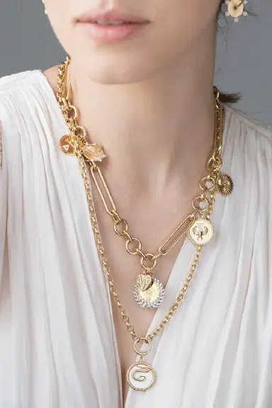 Foundrae Mixed Oversized Clip Choker | Thumbnail 2 Foundrae Mixed Oversized Clip Choker | Thumbnail 2
