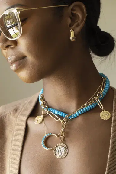 Foundrae Mixed Oversized Clip Choker | Thumbnail 4 Foundrae Mixed Oversized Clip Choker | Thumbnail 4