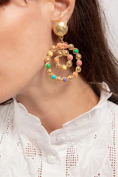 Sylvia Toledano Multi Happy Flower Earrings | Thumbnail 2 Sylvia Toledano Multi Happy Flower Earrings | Thumbnail 2