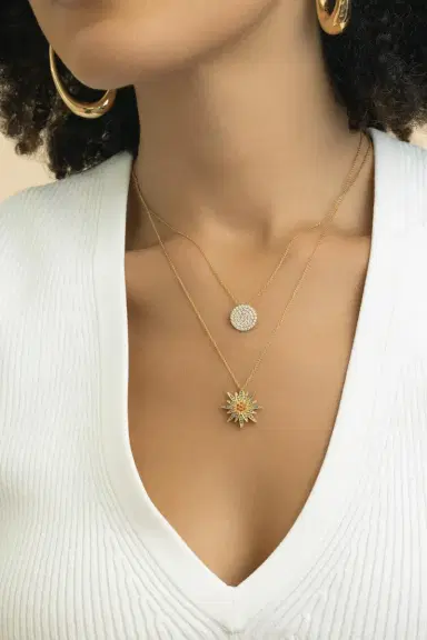 LISA NIK Multi Sapphire Star Necklace | Thumbnail 2 LISA NIK Multi Sapphire Star Necklace | Thumbnail 2