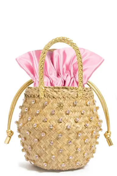 LE NINE Nina Crystal Bag - Pink | Thumbnail 1 LE NINE Nina Crystal Bag - Pink | Thumbnail 1