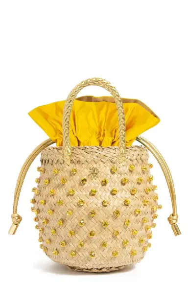 LE NINE Nina Crystal Bag - Yellow | Thumbnail 1 LE NINE Nina Crystal Bag - Yellow | Thumbnail 1