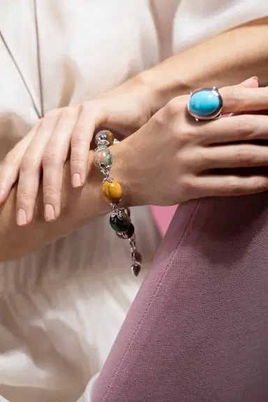 TAMARA COMOLLI Ocean Jasper Coconut Link Bracelet | Thumbnail 2 TAMARA COMOLLI Ocean Jasper Coconut Link Bracelet | Thumbnail 2