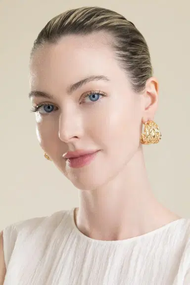Gas Bijoux Olea Small Hoop Earrings | Thumbnail 2 Gas Bijoux Olea Small Hoop Earrings | Thumbnail 2