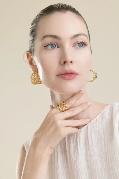 Gas Bijoux Olea Small Hoop Earrings | Thumbnail 3 Gas Bijoux Olea Small Hoop Earrings | Thumbnail 3