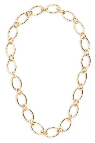 Foundrae Oval Chain Link Necklace | Thumbnail 8 Foundrae Oval Chain Link Necklace | Thumbnail 8