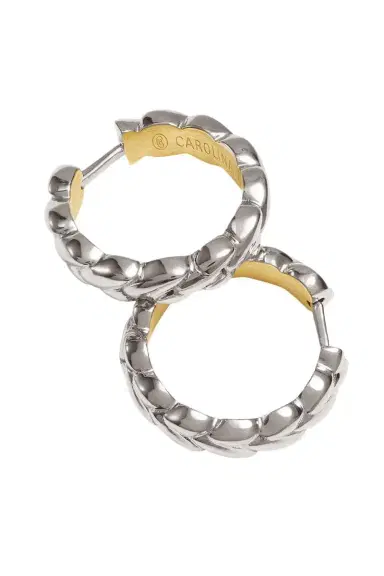 Carolina Bucci Patinato Everyday Earrings - White Gold | Thumbnail 1 Carolina Bucci Patinato Everyday Earrings - White Gold | Thumbnail 1