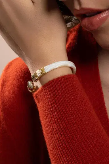 Gas Bijoux Pearl Cream Sarina Bracelet | Thumbnail 4 Gas Bijoux Pearl Cream Sarina Bracelet | Thumbnail 4