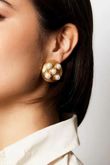 Sylvia Toledano Pearl Theodora Earrings | Thumbnail 2 Sylvia Toledano Pearl Theodora Earrings | Thumbnail 2