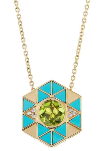 Harwell Godfrey Peridot Evil Eye Pendant Necklace | Thumbnail 1 Harwell Godfrey Peridot Evil Eye Pendant Necklace | Thumbnail 1