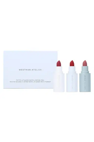 Westman Atelier Petite Lip Suede Matte Lipstick Trio | Thumbnail 1 Westman Atelier Petite Lip Suede Matte Lipstick Trio | Thumbnail 1