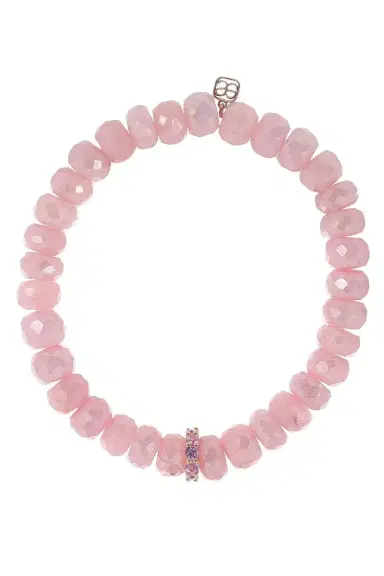 Sydney Evan Pink Moonstone Moroccan Flower Charm Bracelet | Thumbnail 1 Sydney Evan Pink Moonstone Moroccan Flower Charm Bracelet | Thumbnail 1