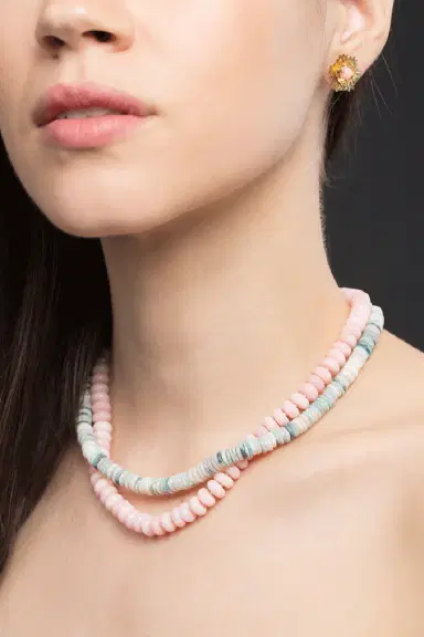 IRENE NEUWIRTH JEWELRY Pink Opal Bead Necklace | Thumbnail 3 IRENE NEUWIRTH JEWELRY Pink Opal Bead Necklace | Thumbnail 3