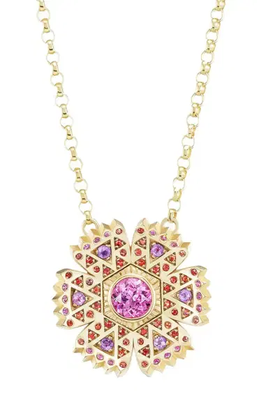 Harwell Godfrey Pink Petunia Necklace | Thumbnail 1 Harwell Godfrey Pink Petunia Necklace | Thumbnail 1