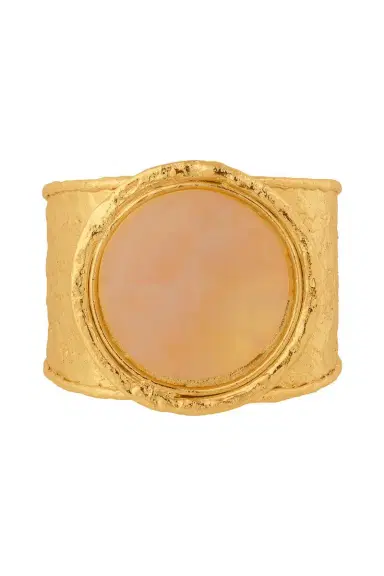 Sylvia Toledano Pink Quartz Sphere Cuff Bracelet | Thumbnail 1 Sylvia Toledano Pink Quartz Sphere Cuff Bracelet | Thumbnail 1