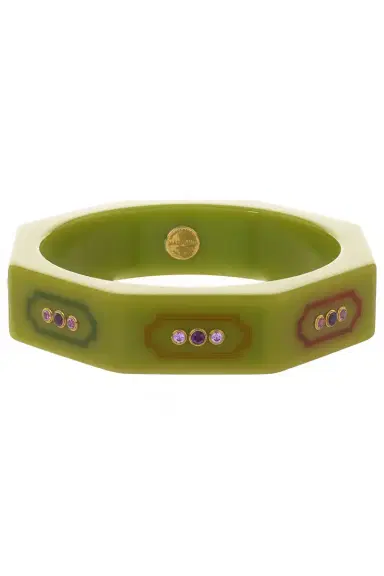 MARK DAVIS Pink Sapphire Garnet Green Bangle | Thumbnail 1 MARK DAVIS Pink Sapphire Garnet Green Bangle | Thumbnail 1