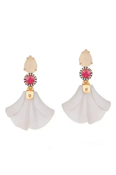 Silvia Furmanovich Pink Tourmaline Rose Quartz Dervish Earrings | Thumbnail 1 Silvia Furmanovich Pink Tourmaline Rose Quartz Dervish Earrings | Thumbnail 1