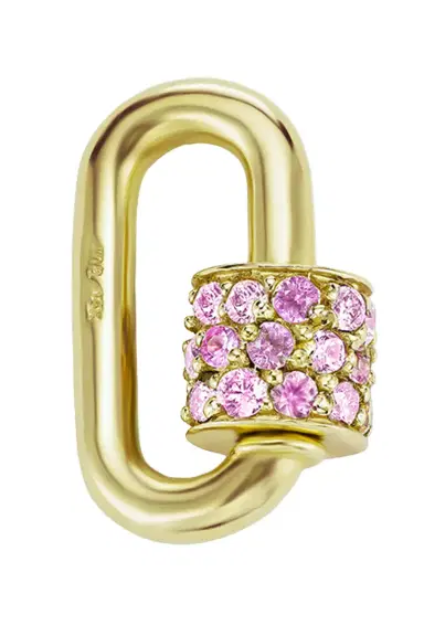Marla Aaron Pink Tourmaline Stoned Chubby Babylock | Thumbnail 1 Marla Aaron Pink Tourmaline Stoned Chubby Babylock | Thumbnail 1