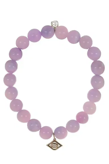 Sydney Evan Purple Eye Charm Bracelet | Thumbnail 1 Sydney Evan Purple Eye Charm Bracelet | Thumbnail 1