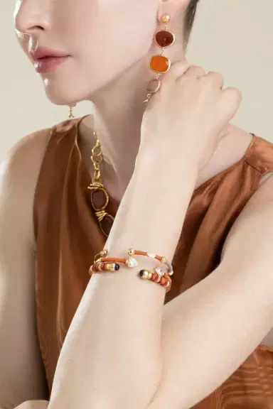 Gas Bijoux Purple Zanzifull Bangle Bracelet | Thumbnail 4 Gas Bijoux Purple Zanzifull Bangle Bracelet | Thumbnail 4
