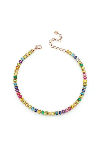 SHAY JEWELRY Rainbow Eternity Necklace | Thumbnail 1 SHAY JEWELRY Rainbow Eternity Necklace | Thumbnail 1