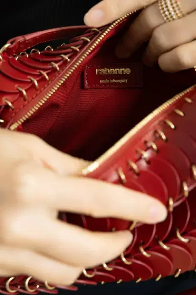 Rabanne Red Paco Shoulder Bag | Thumbnail 3 Rabanne Red Paco Shoulder Bag | Thumbnail 3