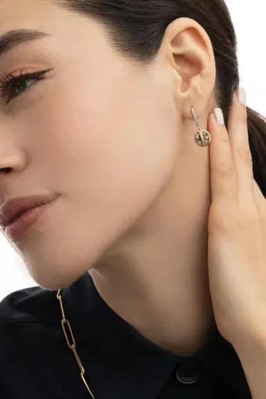 Foundrae Resilience - Miniature Medallion Earring | Thumbnail 2 Foundrae Resilience - Miniature Medallion Earring | Thumbnail 2