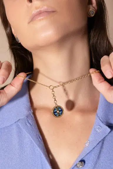 Foundrae Reverie - Medium Mixed Belcher Extension Chain Necklace | Thumbnail 2 Foundrae Reverie - Medium Mixed Belcher Extension Chain Necklace | Thumbnail 2