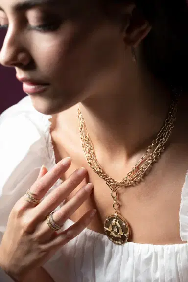 Foundrae Reverie Oversized Medallion | Thumbnail 6 Foundrae Reverie Oversized Medallion | Thumbnail 6