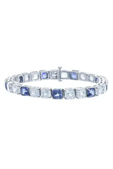 FANTASIA by DESERIO Round Brilliant Tube Bracelet | Thumbnail 1 FANTASIA by DESERIO Round Brilliant Tube Bracelet | Thumbnail 1