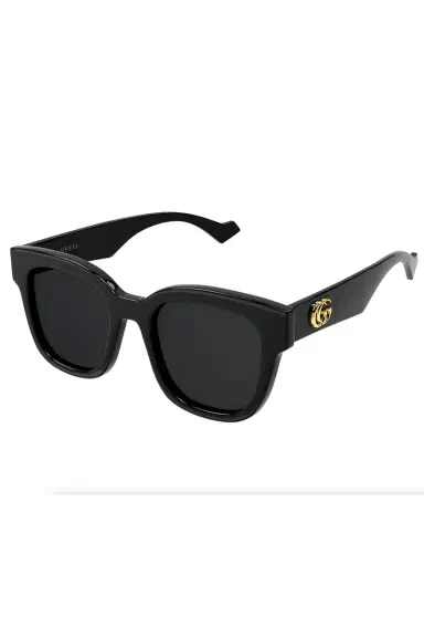 Gucci Round Logo Sunglasses - Black Grey | Thumbnail 4 Gucci Round Logo Sunglasses - Black Grey | Thumbnail 4