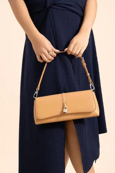 Stella McCartney Ryder Pochette Shoulder Bag - Honey | Thumbnail 4 Stella McCartney Ryder Pochette Shoulder Bag - Honey | Thumbnail 4