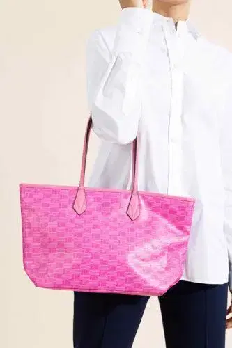 MOREAU Saint Tropez Small Zip Tote - Azalea Natural | Thumbnail 3 MOREAU Saint Tropez Small Zip Tote - Azalea Natural | Thumbnail 3