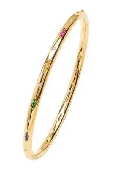 TAMARA COMOLLI Sapphire Candy Pave Gypsy Bangle Bracelet | Thumbnail 1 TAMARA COMOLLI Sapphire Candy Pave Gypsy Bangle Bracelet | Thumbnail 1
