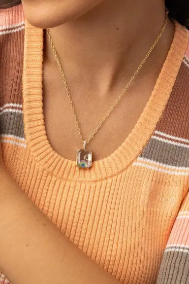LOQUET Sapphire Rainbow Charm | Thumbnail 4 LOQUET Sapphire Rainbow Charm | Thumbnail 4