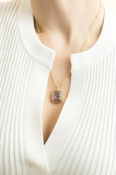 LOQUET Sapphire September Birthstone Charm | Thumbnail 2 LOQUET Sapphire September Birthstone Charm | Thumbnail 2