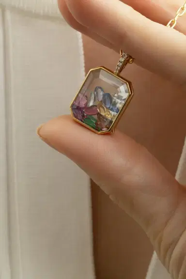 LOQUET Sapphire September Birthstone Charm | Thumbnail 3 LOQUET Sapphire September Birthstone Charm | Thumbnail 3