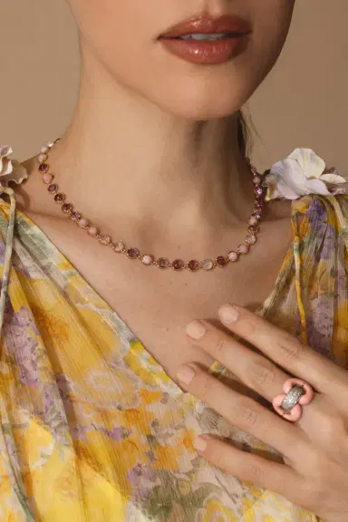 IRENE NEUWIRTH JEWELRY Small Classic Link Tourmaline Opal Necklace | Thumbnail 3 IRENE NEUWIRTH JEWELRY Small Classic Link Tourmaline Opal Necklace | Thumbnail 3