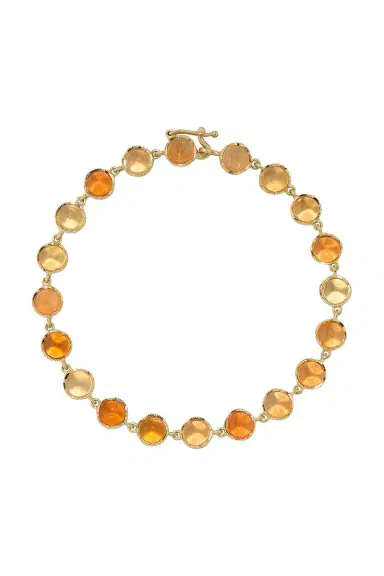 IRENE NEUWIRTH JEWELRY Small Classic Mexican Fire Opal Link Bracelet | Thumbnail 1 IRENE NEUWIRTH JEWELRY Small Classic Mexican Fire Opal Link Bracelet | Thumbnail 1