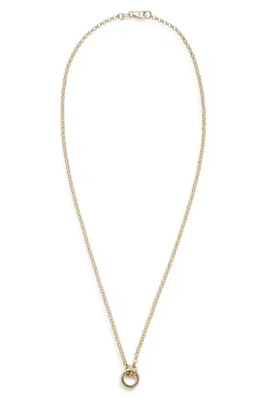 Foundrae Small Open Belcher Chain Necklace | Thumbnail 1 Foundrae Small Open Belcher Chain Necklace | Thumbnail 1