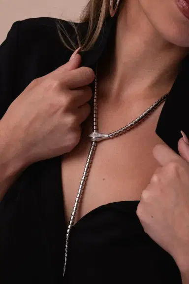 SIDNEY GARBER Snake Lariat Wrap Necklace | Thumbnail 2 SIDNEY GARBER Snake Lariat Wrap Necklace | Thumbnail 2