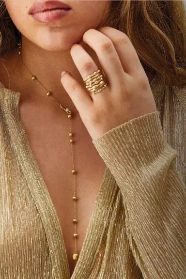 NANIS Soffio Diamond Y Necklace | Thumbnail 5 NANIS Soffio Diamond Y Necklace | Thumbnail 5