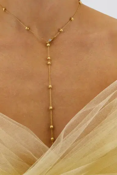 NANIS Soffio Diamond Y Necklace | Thumbnail 6 NANIS Soffio Diamond Y Necklace | Thumbnail 6