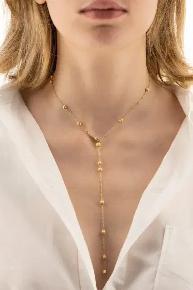 NANIS Soffio Diamond Y Necklace | Thumbnail 8 NANIS Soffio Diamond Y Necklace | Thumbnail 8