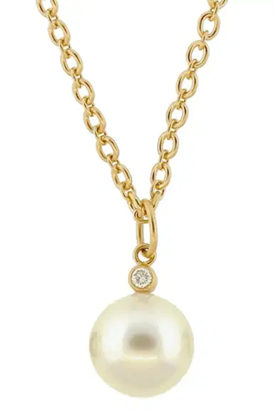IRENE NEUWIRTH JEWELRY South Sea Pearl And Diamond Charm | Thumbnail 1 IRENE NEUWIRTH JEWELRY South Sea Pearl And Diamond Charm | Thumbnail 1