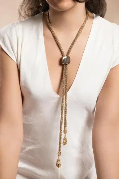 Gas Bijoux Square Biwa Long Necklace | Thumbnail 4 Gas Bijoux Square Biwa Long Necklace | Thumbnail 4
