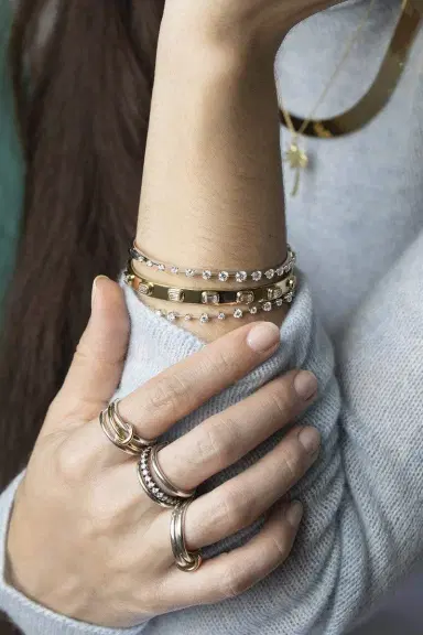 KWIAT Starry Night Diamond Bangle | Thumbnail 2 KWIAT Starry Night Diamond Bangle | Thumbnail 2